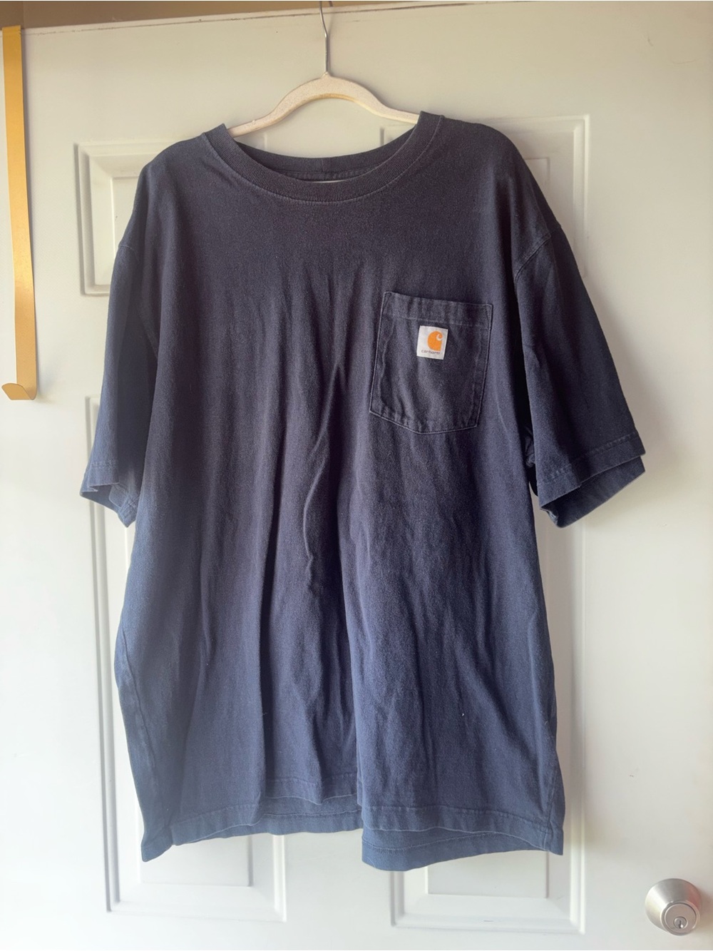 Carhartt navy pocket tee size XL